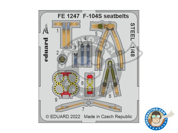 Image 4: Lockheed F-104S "Starfighter" | Big ED set in 1/48 scale manufactured by Eduard (ref. BIG49319)