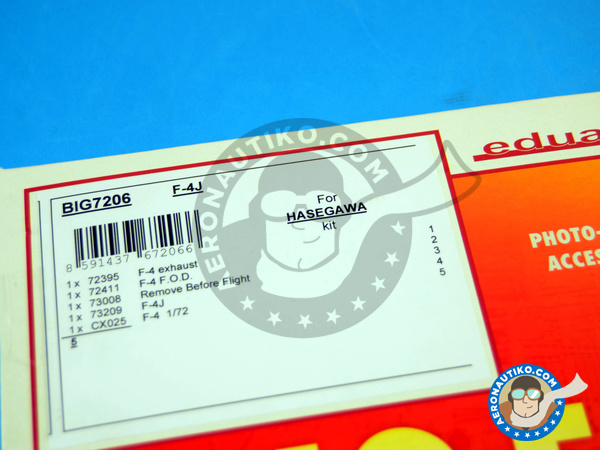 Image 1: McDonnell Douglas F-4 Phantom II J | Big ED set in 1/72 scale manufactured by Eduard (ref. BIG7206)