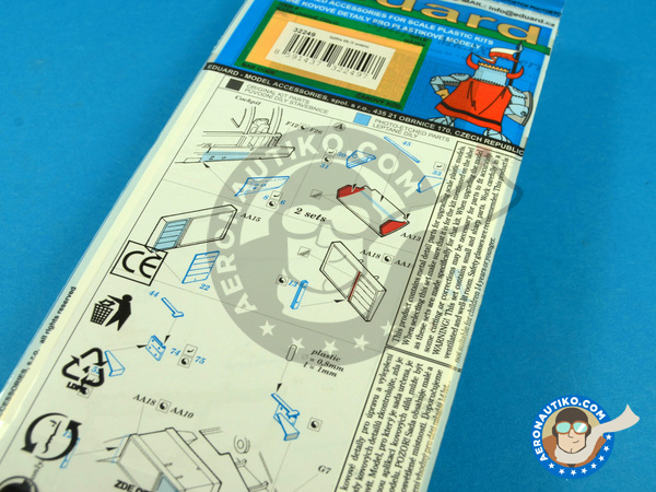 Image 2: Supermarine Spitfire Exterior Mk. IX | Photo-etched parts in 1/32 scale manufactured by Eduard (ref. ED32249)