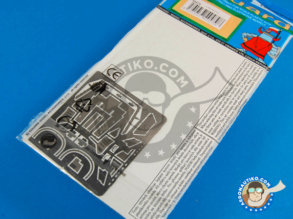 Image 4: Ling-Temco-Vought A-7 Corsair II A-7A/B | Fotograbados coloreados para el Cockpit en escala 1/48 fabricado por Eduard (ref. ED49479)