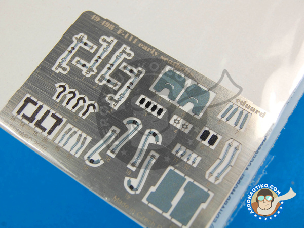 Image 2: General Dynamics F-111 Aardvark cinturones | Cinturones en escala 1/48 fabricado por Eduard (ref. ED49498)