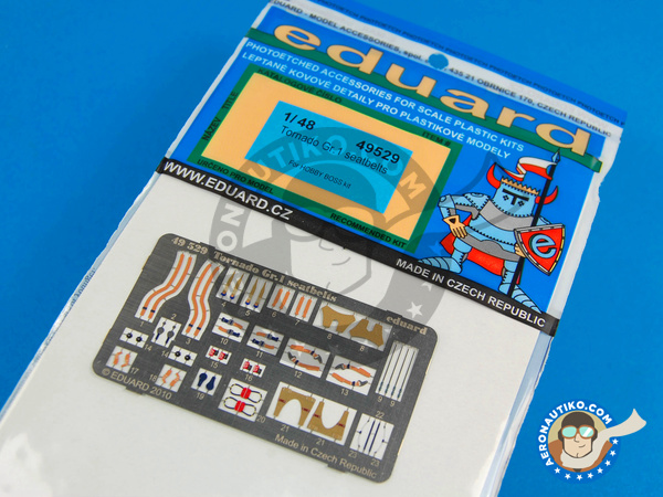 Image 2: Panavia Tornado Gr.1 cinturones | Cinturones en escala 1/48 fabricado por Eduard (ref. ED49529)