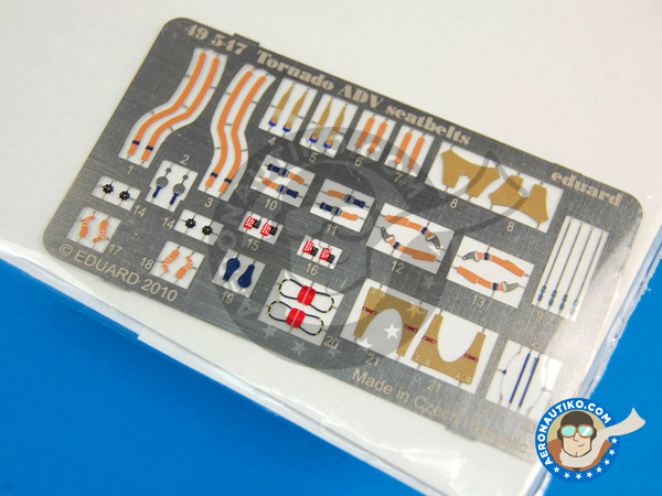 Image 2: Panavia Tornado seatbelts | Seatbelts in 1/48 scale manufactured by Eduard (ref. ED49547)