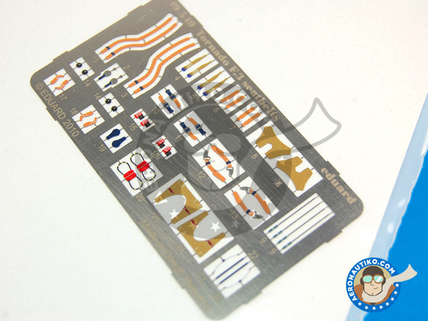 Image 1: Panavia Tornado seatbelts F.3 | Seatbelts in 1/48 scale manufactured by Eduard (ref. ED49549)