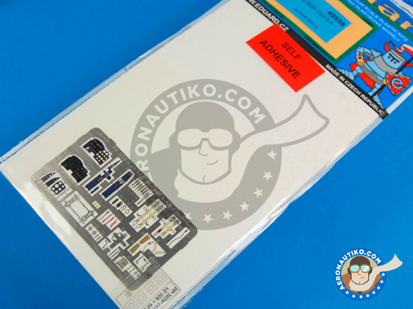 Image 1: Messerschmitt Me 262 Schwalbe A-1/U4 | Photo-etched parts in 1/48 scale manufactured by Eduard (ref. ED49558)