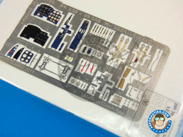 Image 3: Messerschmitt Me 262 Schwalbe A-1/U4 | Photo-etched parts in 1/48 scale manufactured by Eduard (ref. ED49558)