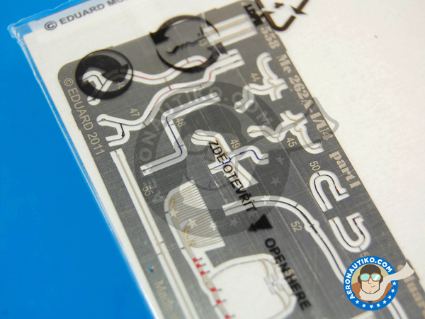 Image 6: Messerschmitt Me 262 Schwalbe A-1/U4 | Photo-etched parts in 1/48 scale manufactured by Eduard (ref. ED49558)