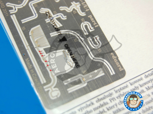 Image 7: Messerschmitt Me 262 Schwalbe A-1/U4 | Photo-etched parts in 1/48 scale manufactured by Eduard (ref. ED49558)