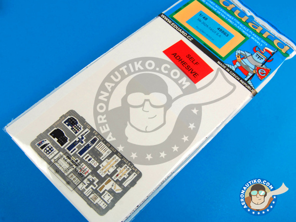 Image 1: Messerschmitt Me 262 Schwalbe A-1/U3 | Photo-etched parts in 1/48 scale manufactured by Eduard (ref. ED49563)