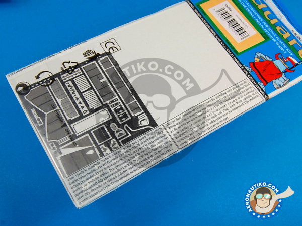 Image 4: Hawker Hurricane cockpit Mk. I | Coloured photo-etched cockpit parts in 1/48 scale manufactured by Eduard (ref. ED49594)