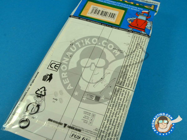 Image 4: Curtiss P-40 Warhawk M | Fotograbados coloreados para el Cockpit en escala 1/48 fabricado por Eduard (ref. ED49604)