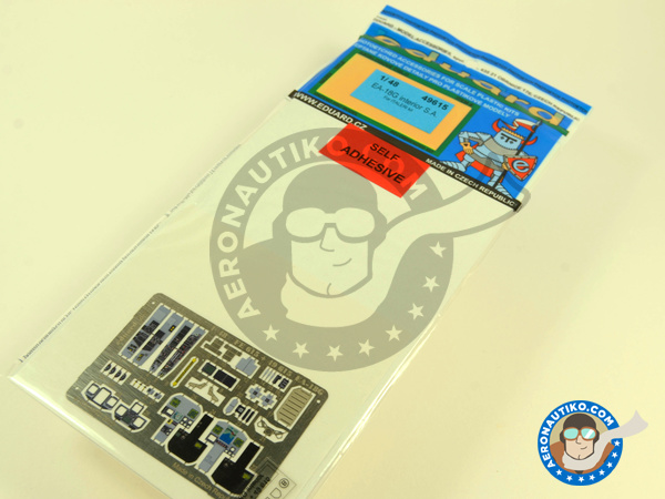 Image 1: Boeing EA-18G Growler interior | Fotograbados coloreados para el Cockpit en escala 1/48 fabricado por Eduard (ref. ED49615)