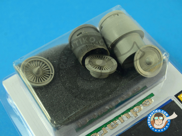 Image 1: General Dynamics F-16 Fighting Falcon CJ Block 52 | Exhaust nozzle in 1/48 scale manufactured by Eduard (ref. ED648004)