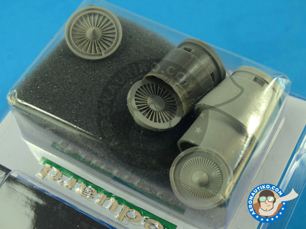 Image 2: General Dynamics F-16 Fighting Falcon CJ Block 52 | Exhaust nozzle in 1/48 scale manufactured by Eduard (ref. ED648004)