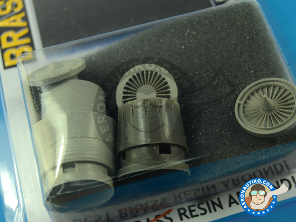 Image 3: General Dynamics F-16 Fighting Falcon CJ Block 52 | Exhaust nozzle in 1/48 scale manufactured by Eduard (ref. ED648004)