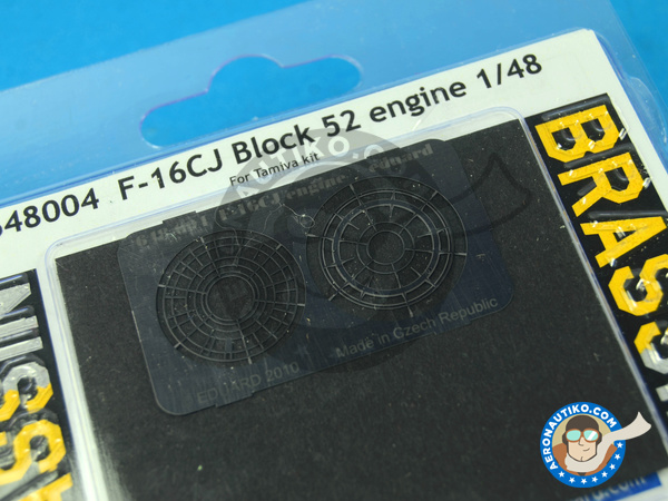 Image 4: General Dynamics F-16 Fighting Falcon CJ Block 52 | Exhaust nozzle in 1/48 scale manufactured by Eduard (ref. ED648004)