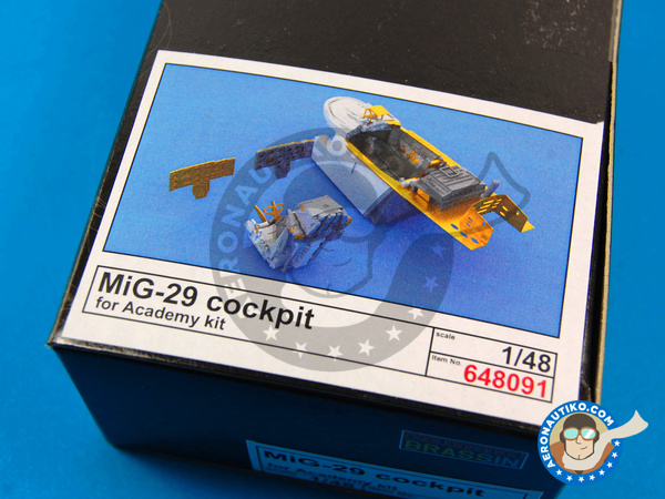 Image 2: Mikoyan MiG-29 Fulcrum | Cockpit | Cockpit set in 1/48 scale manufactured by Eduard (ref. ED648091)