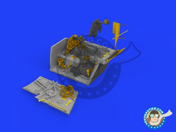 Image 1: Cockpit para BF 109G-6 | Cockpit set en escala 1/48 fabricado por Eduard (ref. ED648405)