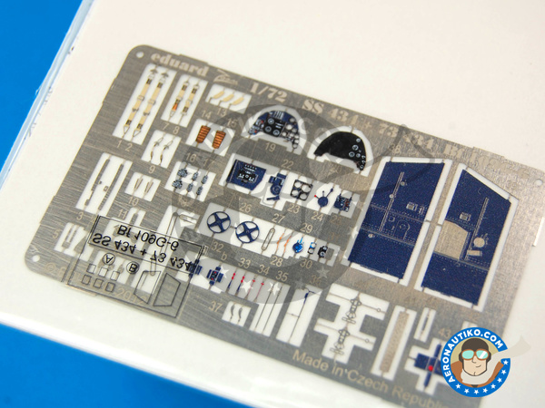 Image 3: Messerschmitt Bf 109G-6 | Fotograbados en escala 1/72 fabricado por Eduard (ref. ED73434)