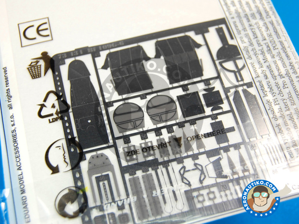 Image 5: Messerschmitt Bf 109G-6 | Fotograbados en escala 1/72 fabricado por Eduard (ref. ED73434)