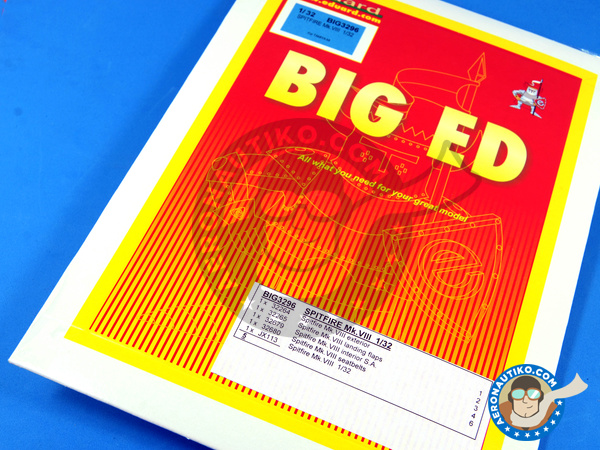 Image 3: Supermarine Spitfire Mk. VIII | Big ED set in 1/32 scale manufactured by Eduard (ref. EDBIG3296)