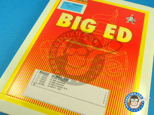 Image 3: Junkers Ju-88 A-4 | Big ED set in 1/32 scale manufactured by Eduard (ref. EDBIG3337)