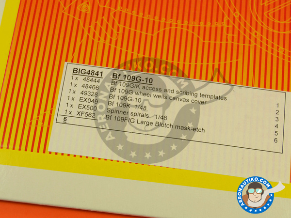 Image 2: Messerschmitt Bf 109 G-10 | Big ED set in 1/48 scale manufactured by Eduard (ref. EDBIG4841)