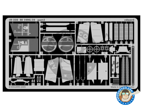 Image 8: Messerschmitt Bf 109 G-10 | Big ED set in 1/48 scale manufactured by Eduard (ref. EDBIG4841)