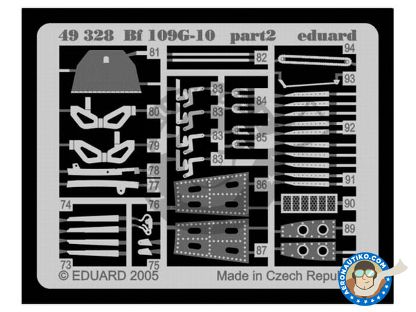 Image 9: Messerschmitt Bf 109 G-10 | Big ED set in 1/48 scale manufactured by Eduard (ref. EDBIG4841)