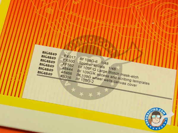 Image 2: Messerschmitt Bf 109 G-2 | Big ED set in 1/48 scale manufactured by Eduard (ref. EDBIG4849)