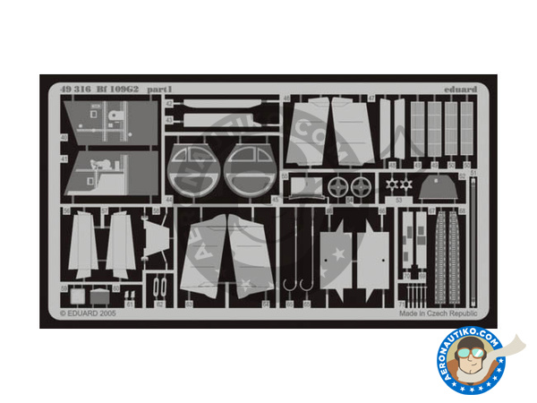 Image 7: Messerschmitt Bf 109 G-2 | Big ED set in 1/48 scale manufactured by Eduard (ref. EDBIG4849)