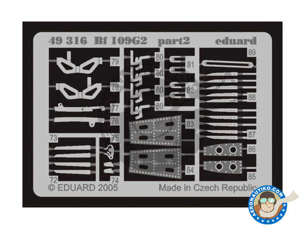 Image 8: Messerschmitt Bf 109 G-2 | Big ED set in 1/48 scale manufactured by Eduard (ref. EDBIG4849)