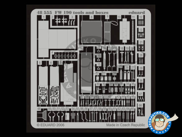 Image 2: Focke-Wulf Fw 190 Würger A-5 | Big ED set in 1/48 scale manufactured by Eduard (ref. EDBIG4893)