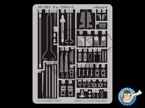 Image 4: Focke-Wulf Fw 190 Würger A-5 | Big ED set in 1/48 scale manufactured by Eduard (ref. EDBIG4893)