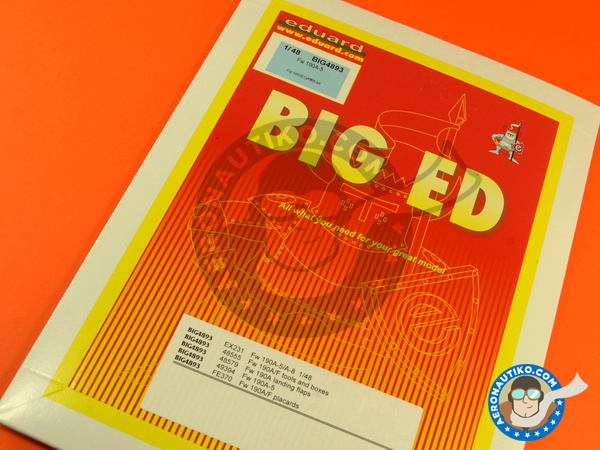 Image 9: Focke-Wulf Fw 190 Würger A-5 | Big ED set in 1/48 scale manufactured by Eduard (ref. EDBIG4893)