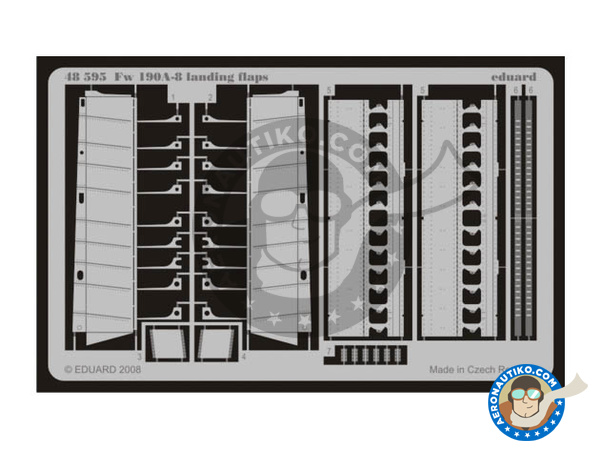 Image 3: Focke-Wulf Fw 190 Würger A-8 | Big ED set in 1/48 scale manufactured by Eduard (ref. EDBIG4900)