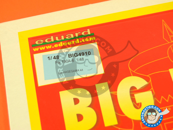 Image 1: Focke-Wulf Fw 190 Würger A-6 | Big ED set in 1/48 scale manufactured by Eduard (ref. EDBIG4910)