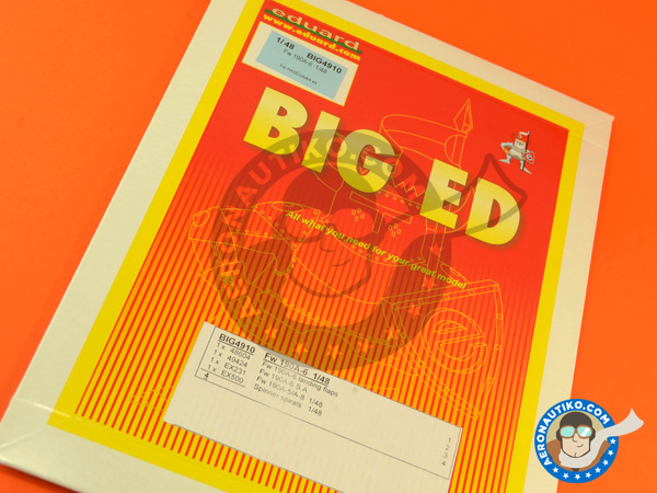 Image 3: Focke-Wulf Fw 190 Würger A-6 | Big ED set in 1/48 scale manufactured by Eduard (ref. EDBIG4910)