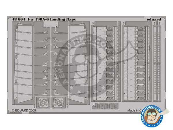Image 6: Focke-Wulf Fw 190 Würger A-6 | Big ED set in 1/48 scale manufactured by Eduard (ref. EDBIG4910)