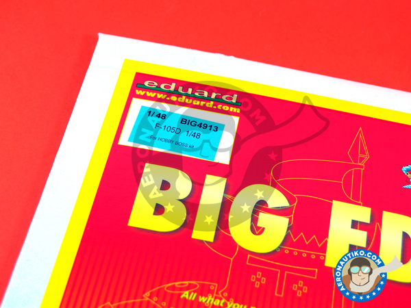 Image 2: Republic F-105 Thunderchief D | Big ED set in 1/48 scale manufactured by Eduard (ref. EDBIG4913)