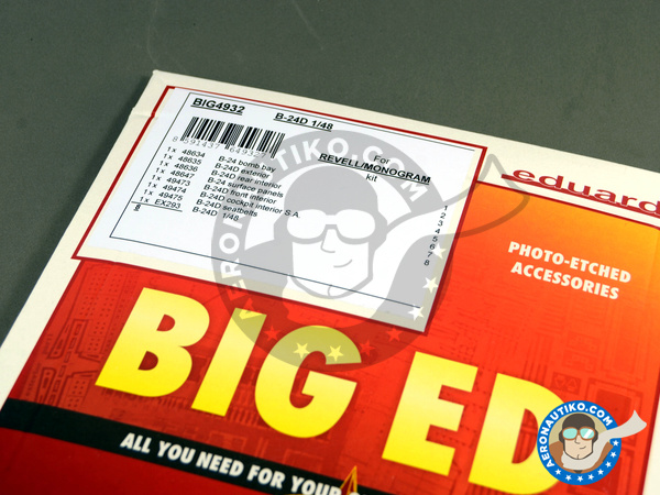 Image 1: Consolidated B-24 Liberator D | Big ED set in 1/48 scale manufactured by Eduard (ref. EDBIG4932)