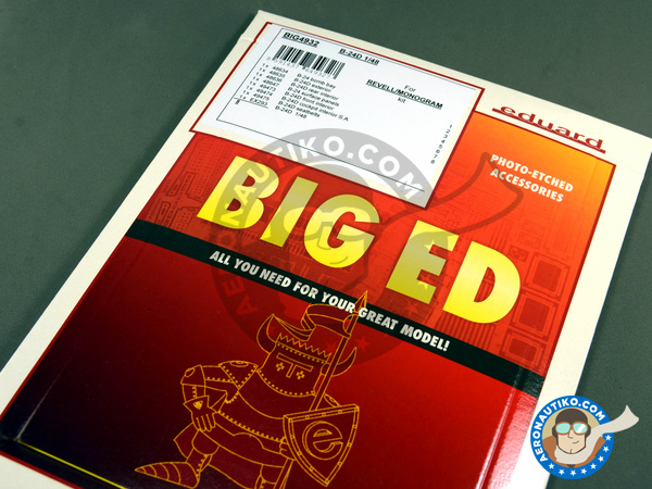 Image 2: Consolidated B-24 Liberator D | Big ED set in 1/48 scale manufactured by Eduard (ref. EDBIG4932)