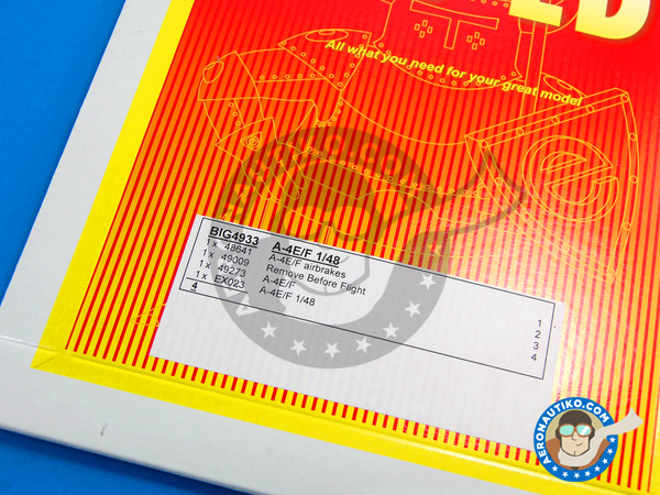 Image 2: Douglas A-4 Skyhawk E/F | Big ED set in 1/48 scale manufactured by Eduard (ref. EDBIG4933)