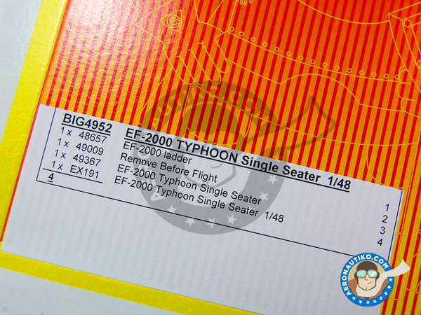 Image 1: Eurofighter Typhoon EF-2000 Single Seater | Big ED set in 1/48 scale manufactured by Eduard (ref. EDBIG4952)