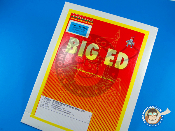 Image 2: Eurofighter Typhoon EF-2000 Single Seater | Big ED set in 1/48 scale manufactured by Eduard (ref. EDBIG4952)