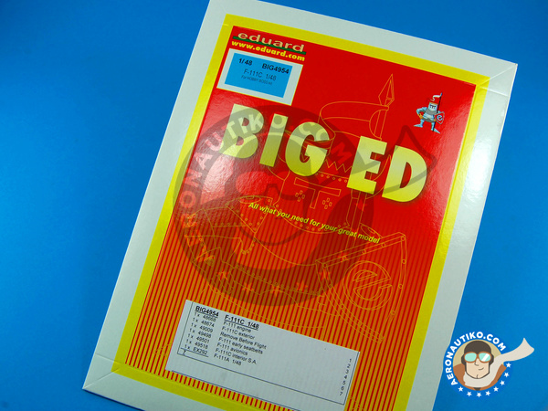 Image 2: General Dynamics F-111 Aardvark C | Big ED set in 1/48 scale manufactured by Eduard (ref. EDBIG4954)