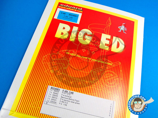 Image 1: McDonnell Douglas F-4 Phantom II N | Big ED set in 1/48 scale manufactured by Eduard (ref. EDBIG4961)