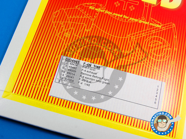 Image 2: McDonnell Douglas F-4 Phantom II N | Big ED set in 1/48 scale manufactured by Eduard (ref. EDBIG4961)