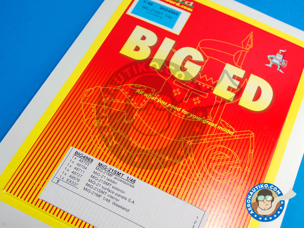 Image 1: Mikoyan-Gurevich MiG-21 Fishbed SMT | Big ED set en escala 1/48 fabricado por Eduard (ref. EDBIG4969)