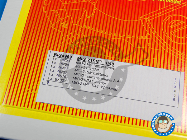 Image 2: Mikoyan-Gurevich MiG-21 Fishbed SMT | Big ED set en escala 1/48 fabricado por Eduard (ref. EDBIG4969)